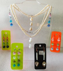 collier et boucles artisanat pierre fine sur mesure