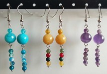 Nos créations boucles d'oreilles pierres fines naturelles nos creations boucles d'oreilles pierres fines naturelles