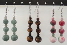 Nos créations boucles d'oreilles pierres fines naturelles nos creations boucles d'oreilles pierres fines naturelles
