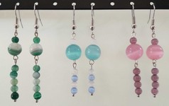 Nos créations boucles d'oreilles pierres fines naturelles nos creations boucles d'oreilles pierres fines naturelles