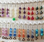 Nos créations boucles d'oreilles pierres fines naturelles nos creations boucles d'oreilles pierres fines naturelles