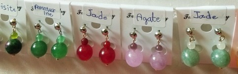 Nos créations boucles d'oreilles pierres fines naturelles nos creations boucles d'oreilles pierres fines naturelles