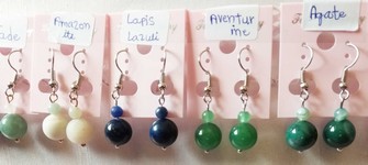Nos créations boucles d'oreilles pierres fines naturelles nos creations boucles d'oreilles pierres fines naturelles