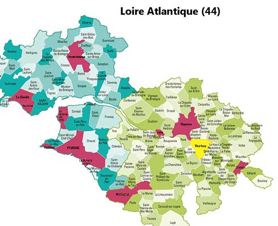 Vertou en Loire Atlantique
