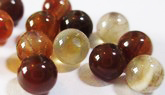 Perle Pierre de Agate ambree pierre agate