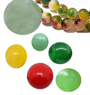 composition bracelet et collier en Perle Pierre de Jade pierre jade