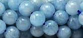 composition bracelet et collier en Perle Pierre d'aigue marine pierre perle aquamarine aigue-marine