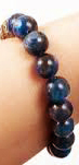 composition bracelet et collier en Perle Pierre cyanite-kyanite pierre perle cyanite-kyanite