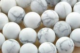 Perle Pierre de Howlite pierre Howlite